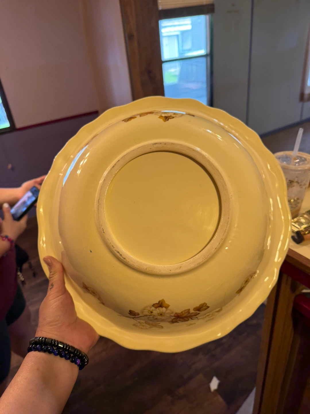 Vintage Floral Serving Bowl - photo 2