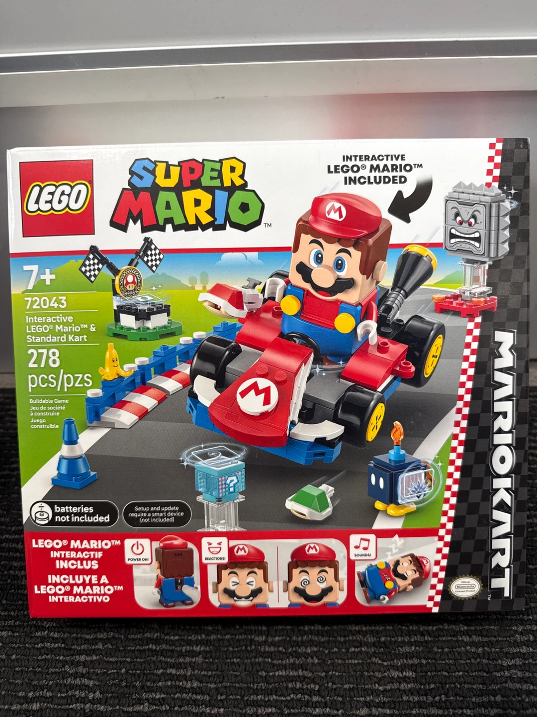 LEGO Super Mario 72043 Interactive Luigi & Standard Kart