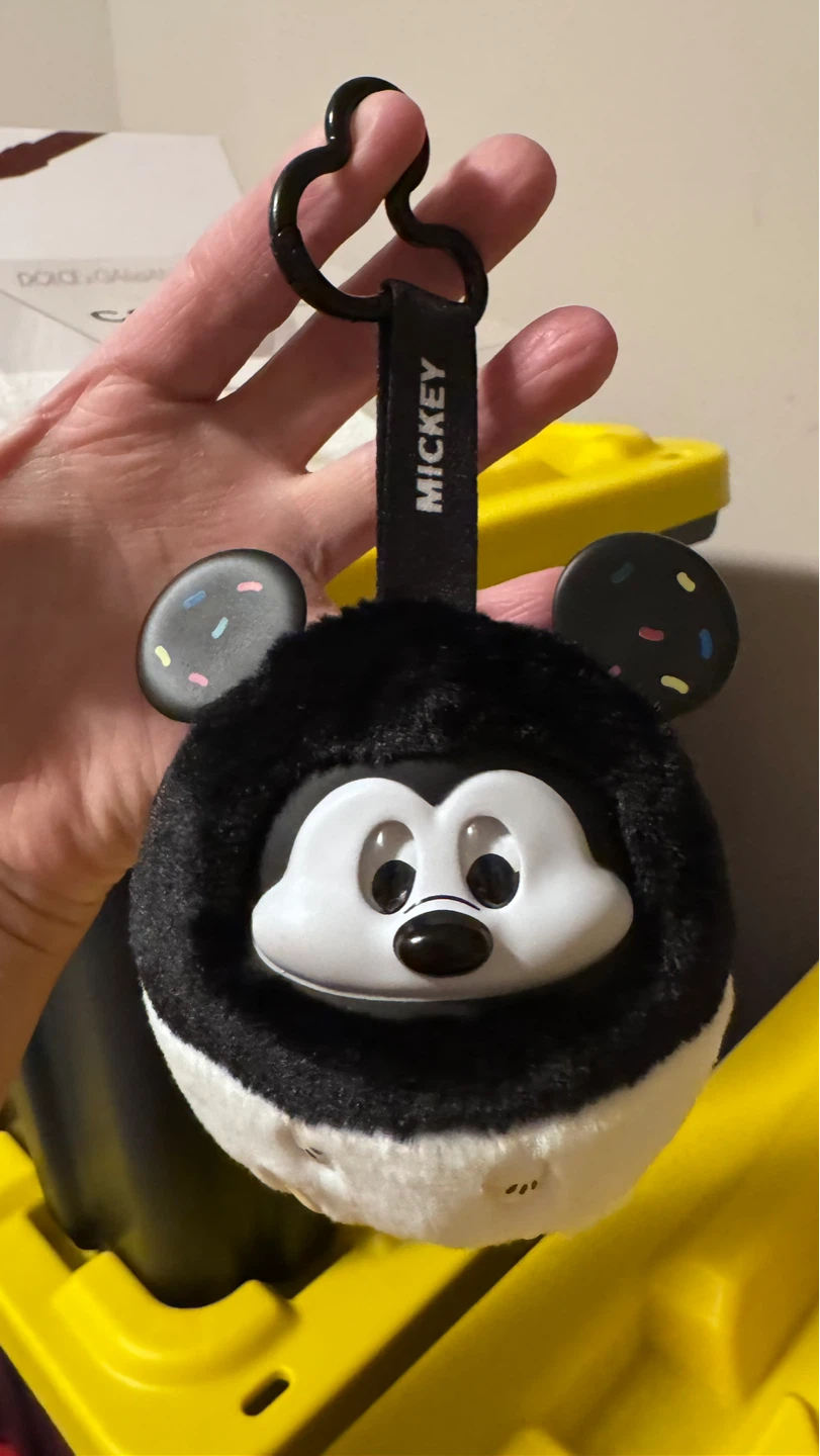 Mickey Mouse Plush Keychain with Clip