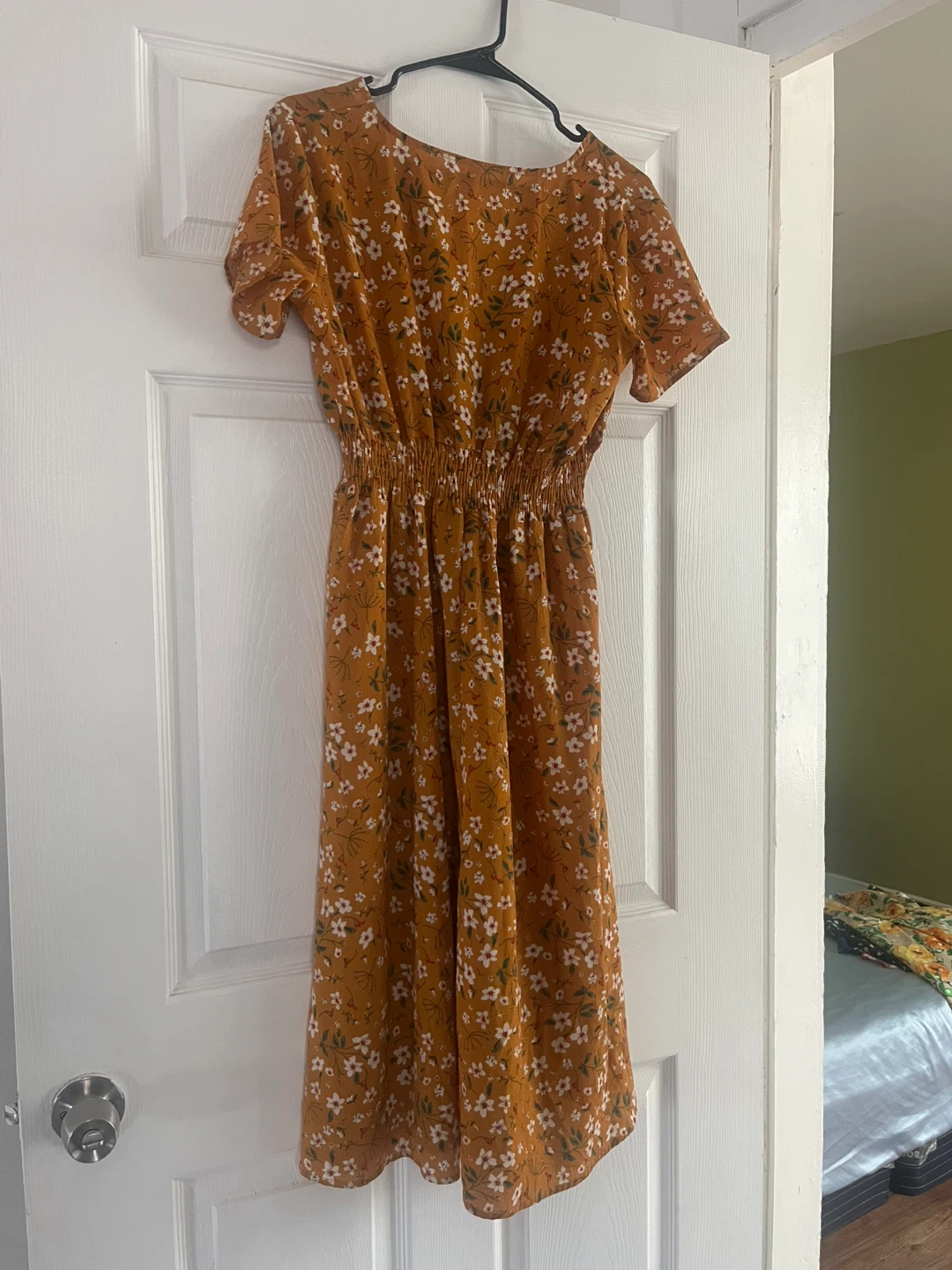 Women's Floral Print Midi Dress