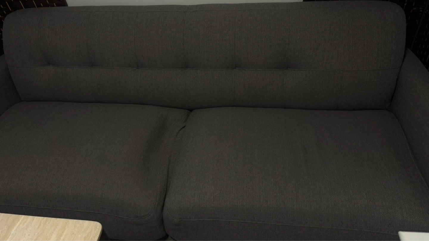 Grey Loveseat Sofa - photo 2