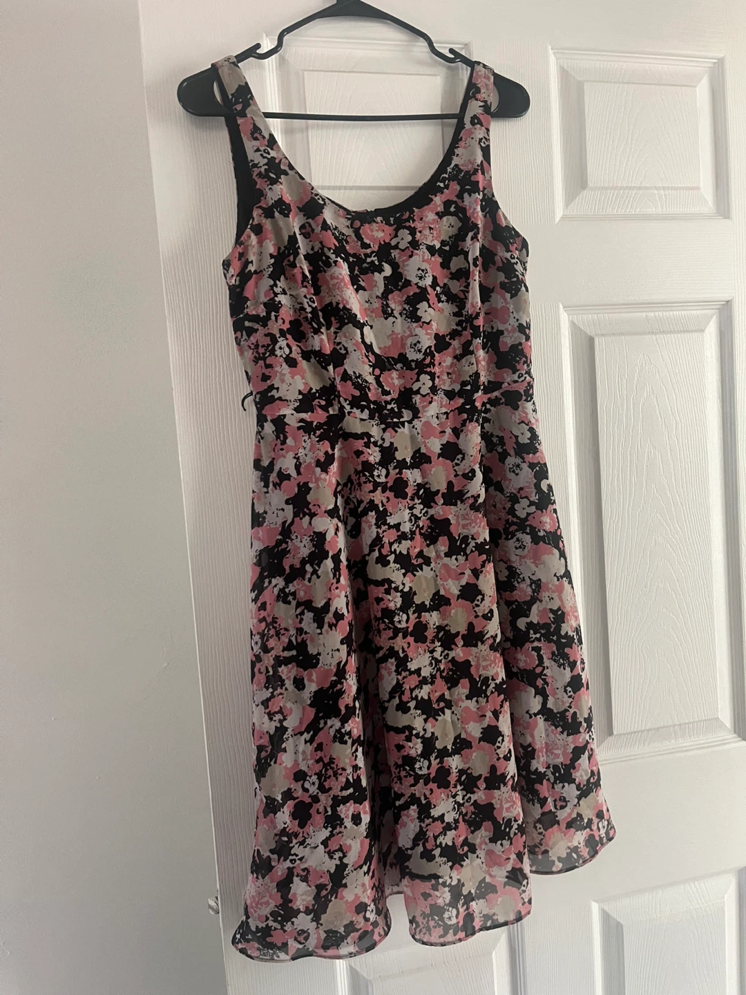 Floral Print Sleeveless A-Line Dress