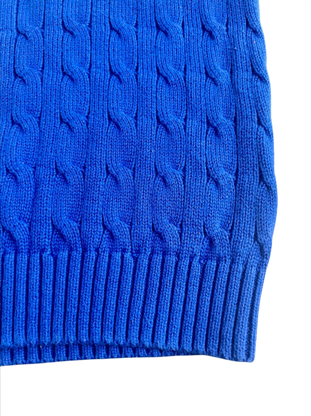 Polo Ralph Lauren Boys Cable Knit Sweater Vest – Size 6 💙 - photo 2
