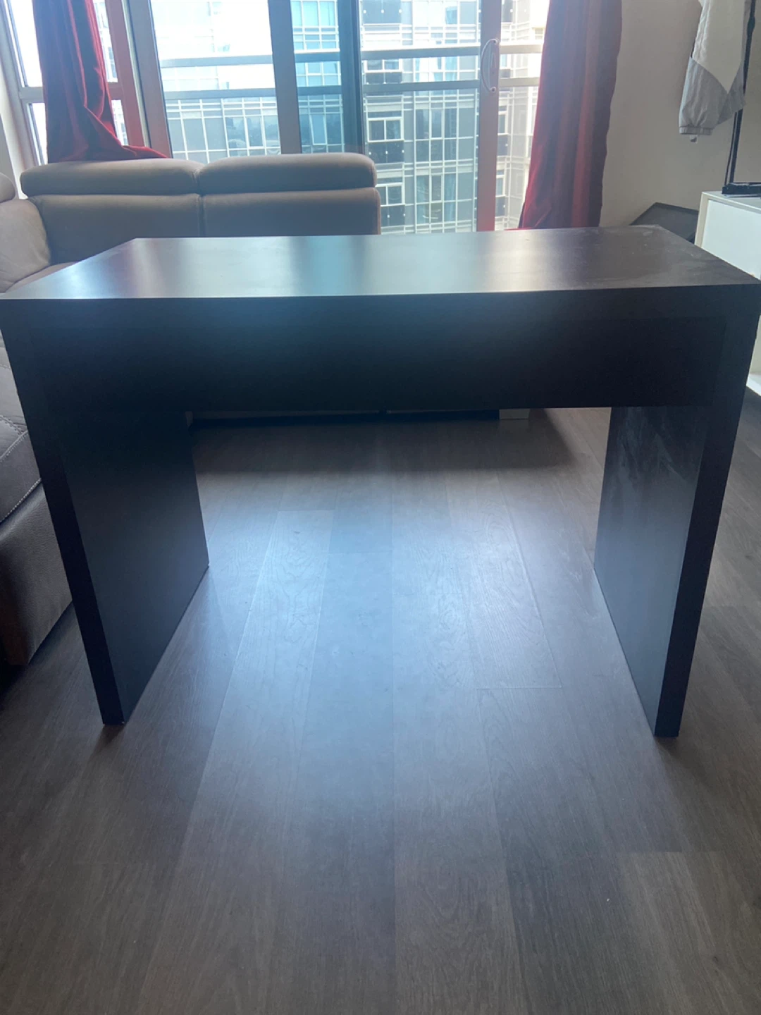 Dark Brown Console Table / Desk - photo 2