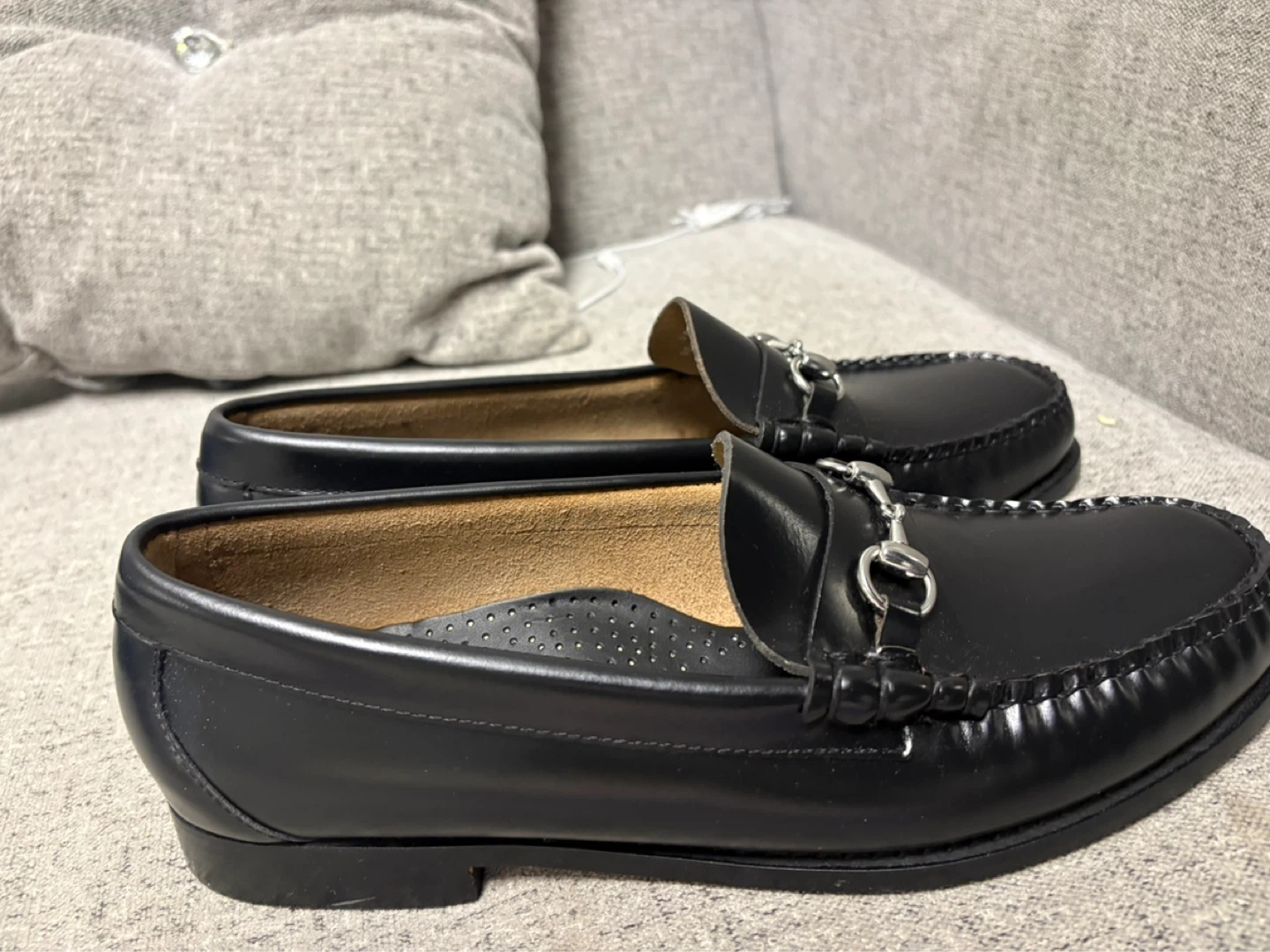 G.H. Bass Weejuns Black Leather Loafers Size 11