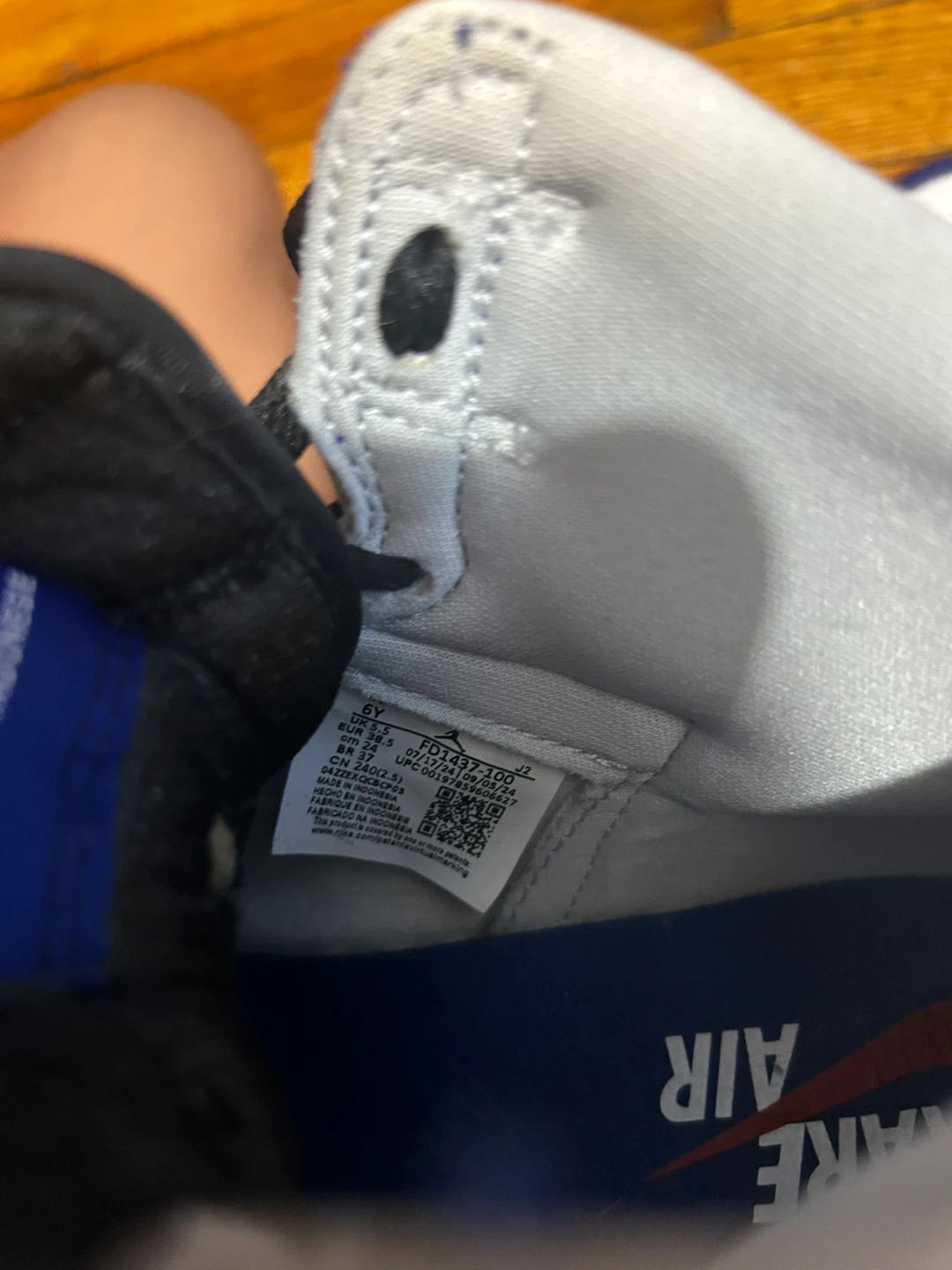 Nike Air Jordan 1 High OG Shoes - Royal Blue/White - photo 3