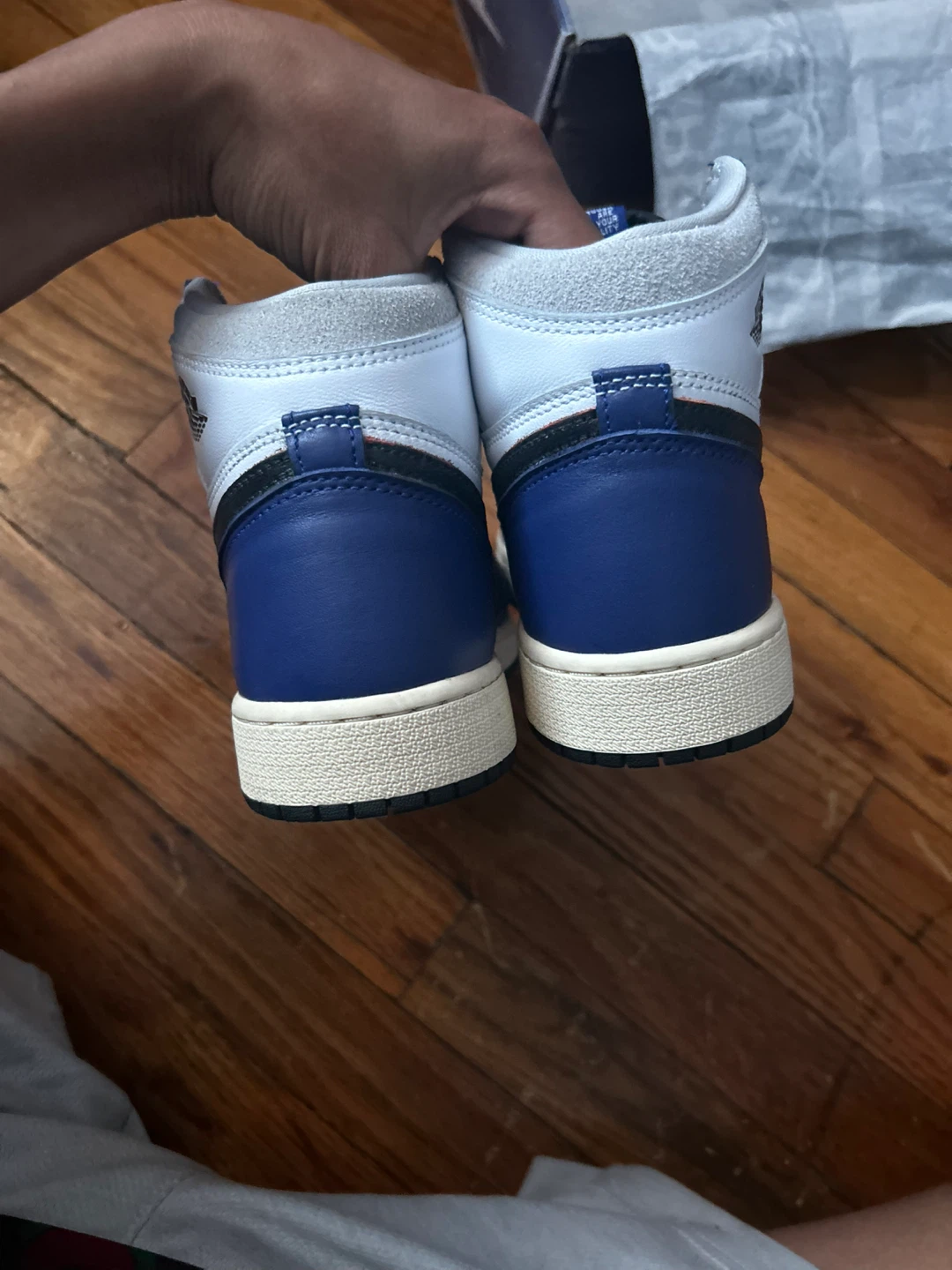 Nike Air Jordan 1 High OG Shoes - Royal Blue/White - photo 4