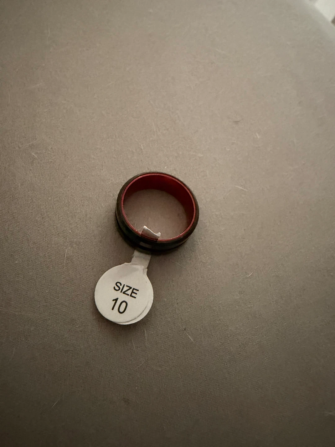 Men's Stainless Steel Ring - Size 10 - photo 5