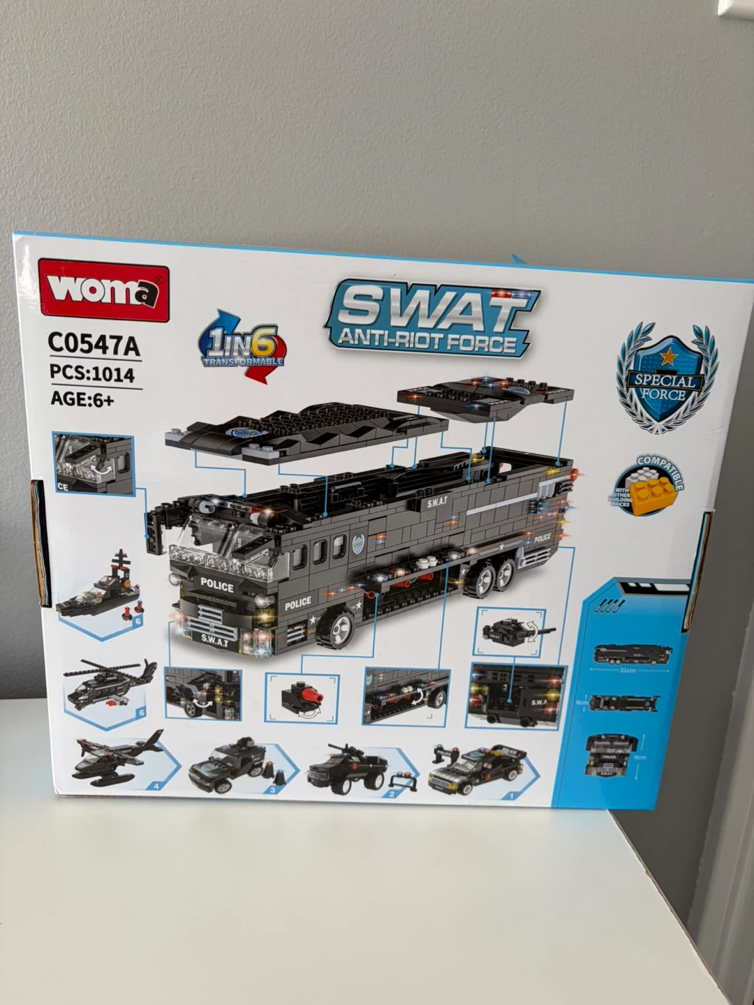 Woma SWAT Anti-Riot Force Building Block Set C0547A