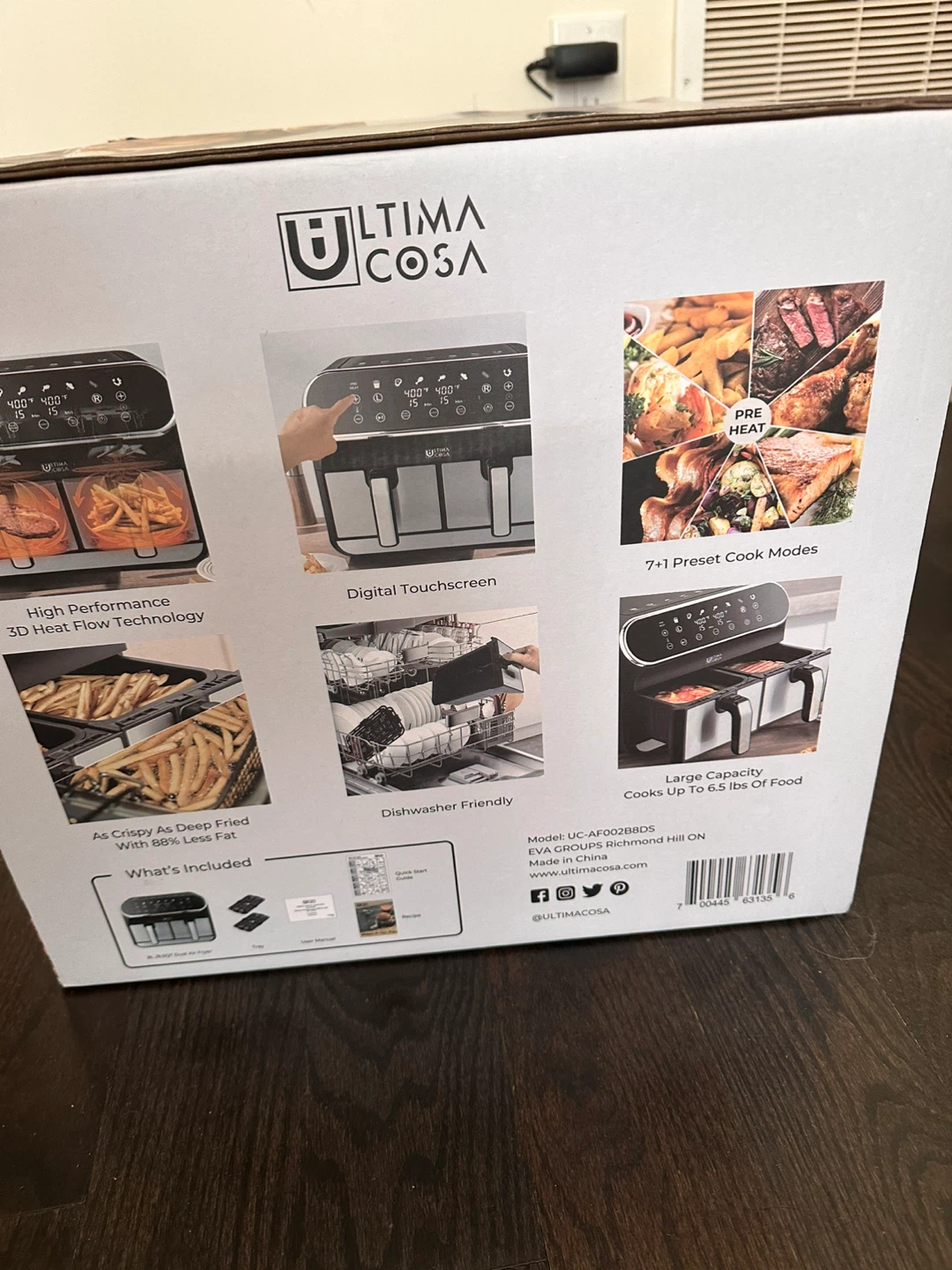 Brand new Ultima Cosa Presto Luxe 8L Dual Air Fryer - photo 2