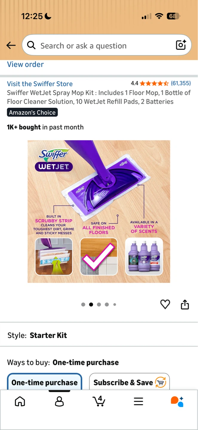 Swiffer WetJet Spray Mop Kit (Unopened) - photo 2