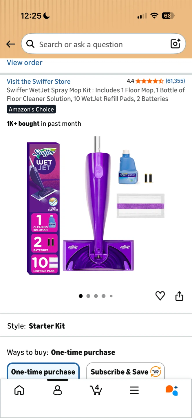 Swiffer WetJet Spray Mop Kit (Unopened)