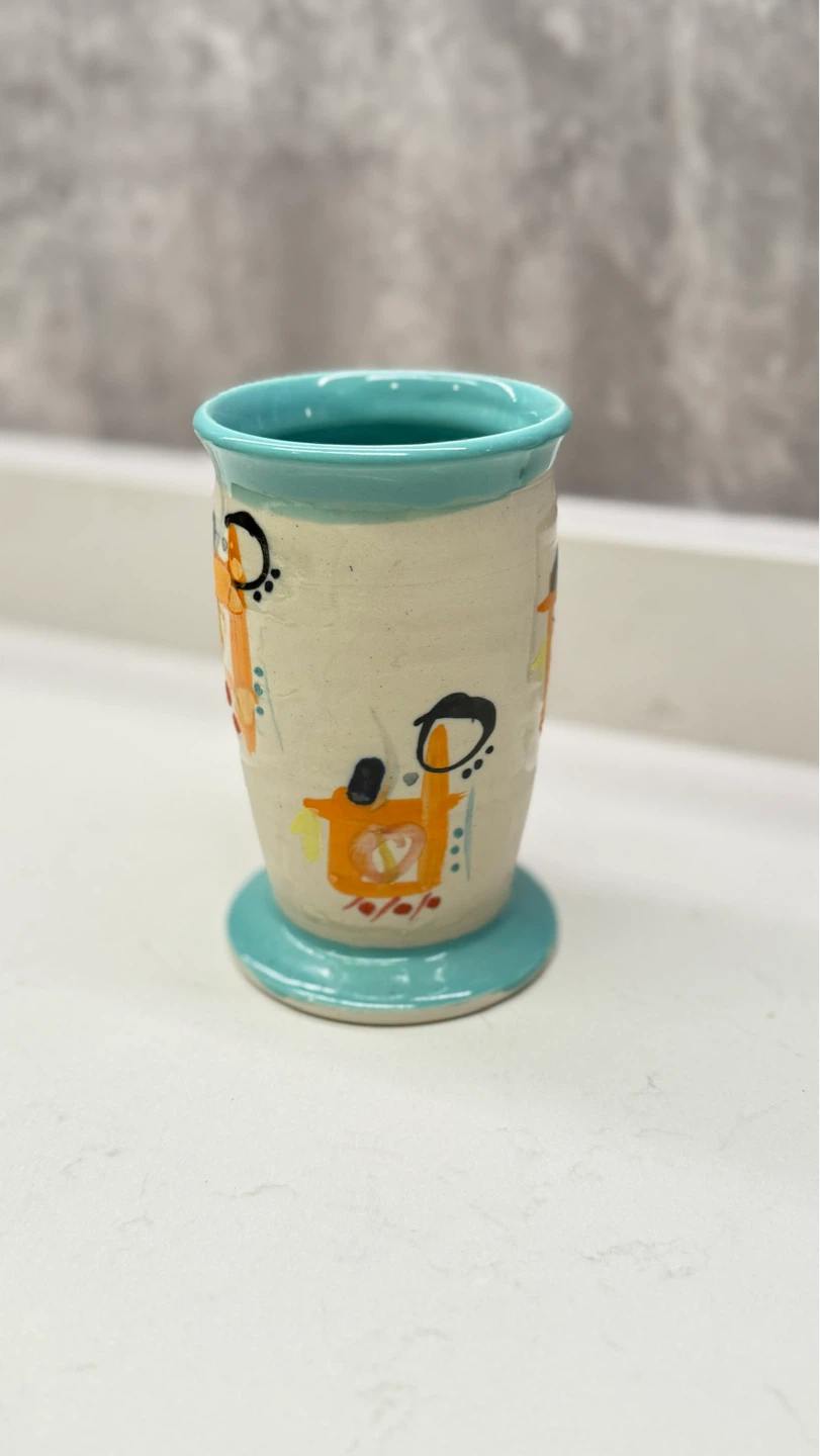 Hand-painted Ceramic Tumbler - photo 3
