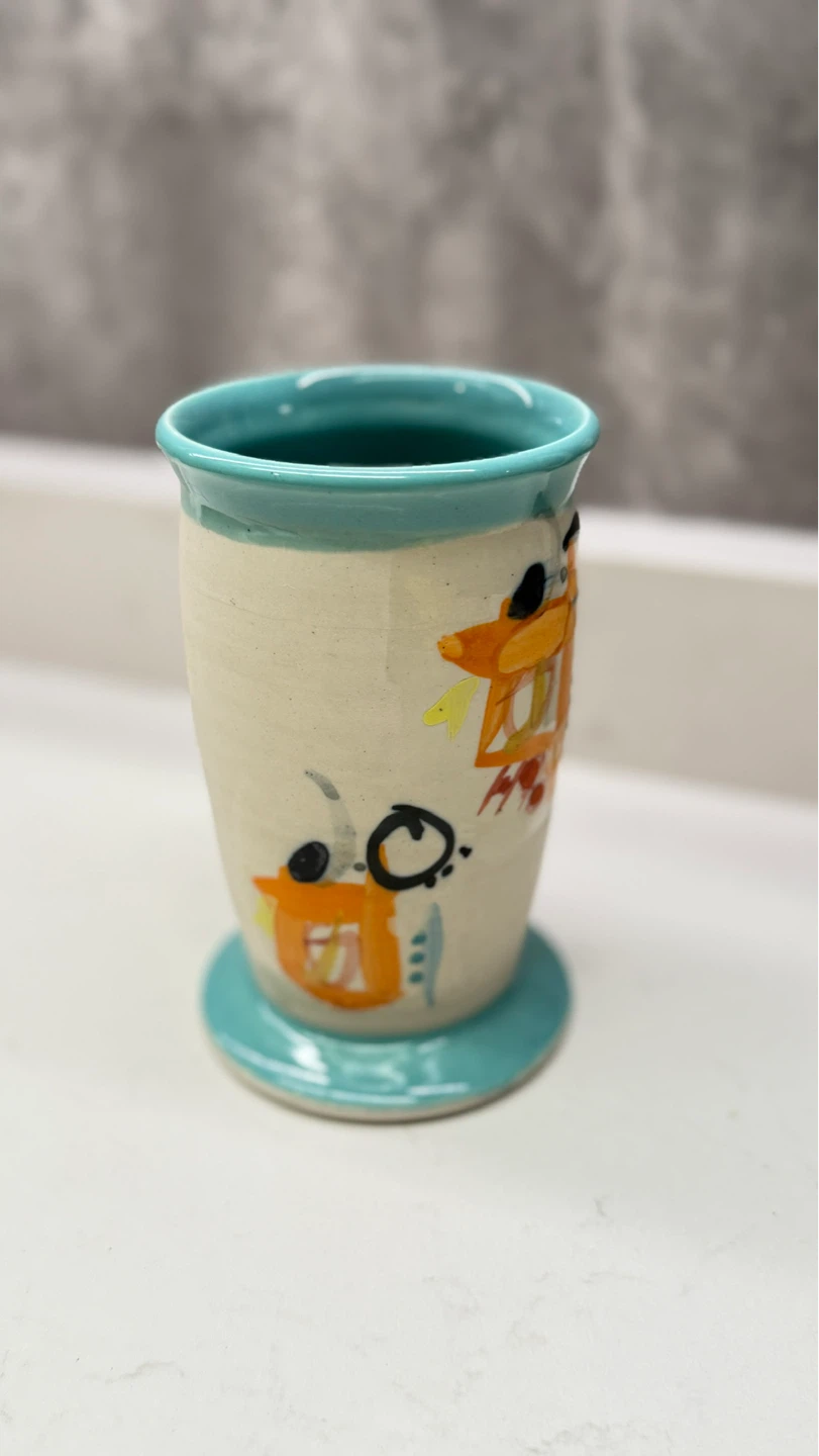 Hand-painted Ceramic Tumbler - photo 4