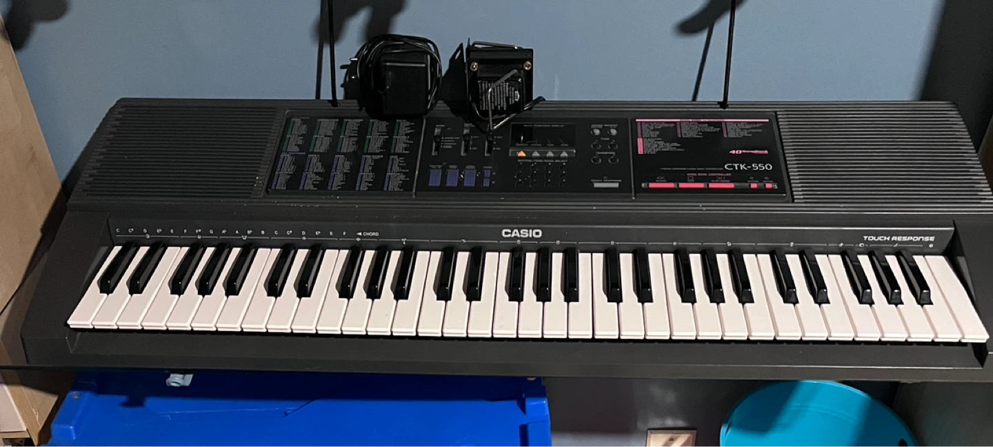 Casio CTK-550 Touch Response Keyboard