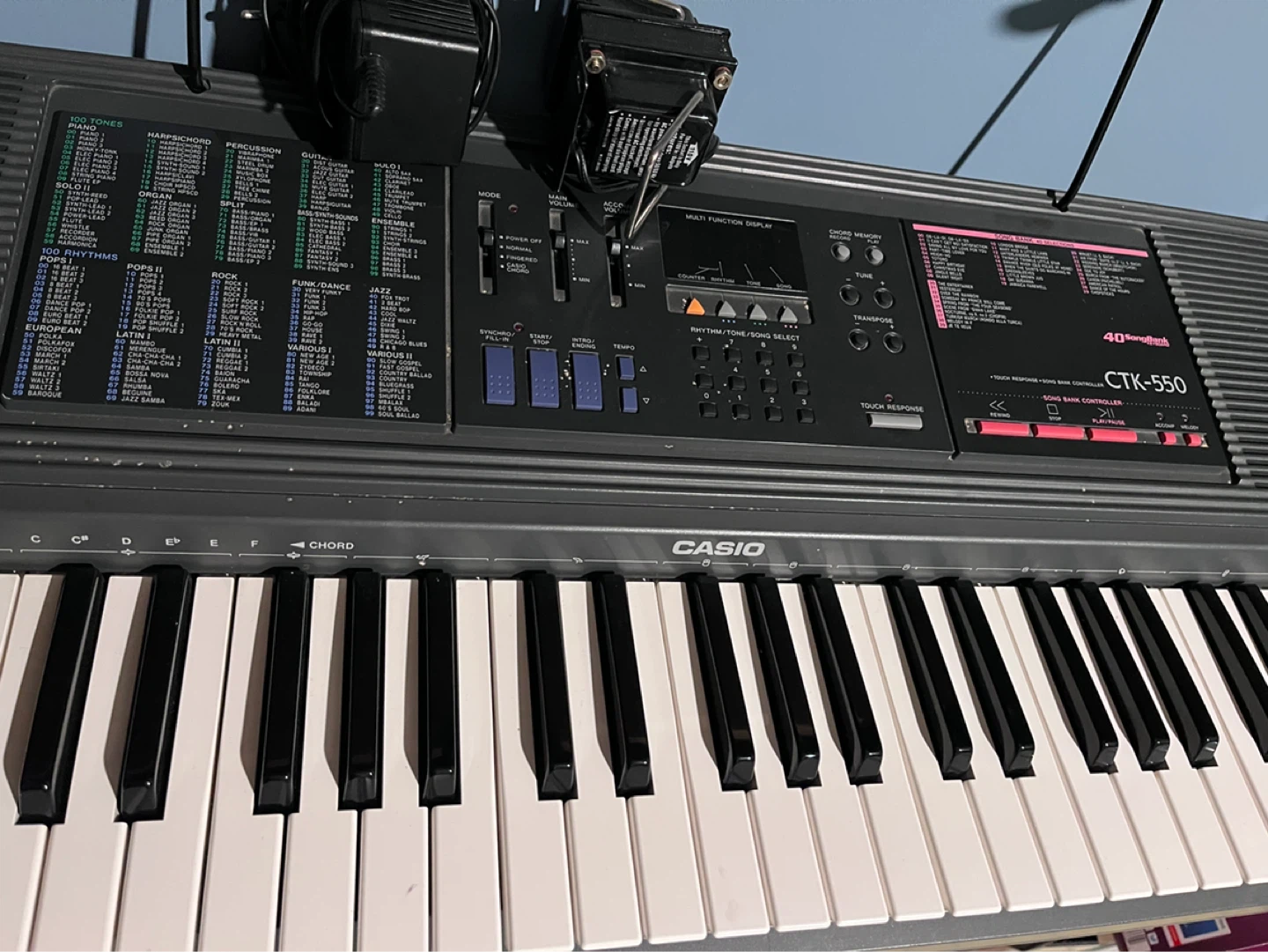 Casio CTK-550 Touch Response Keyboard - photo 2