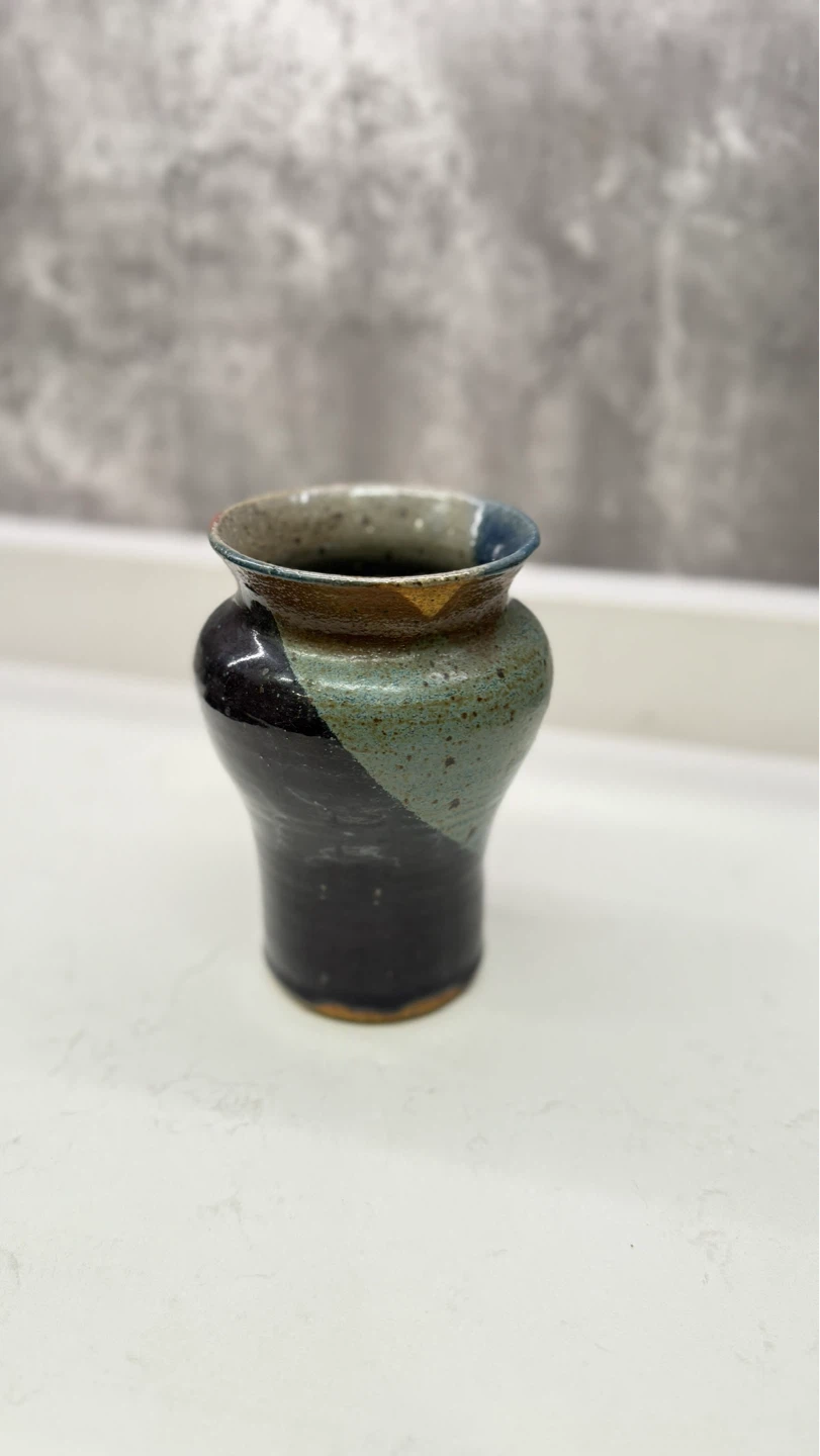 Handmade Ceramic Vase 4”D