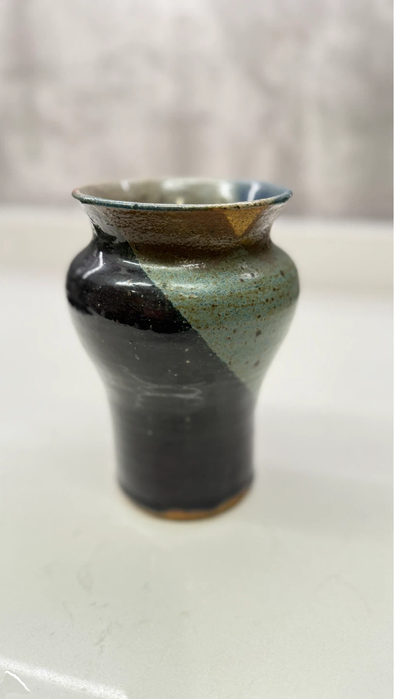Handmade Ceramic Vase 4”D - photo 5