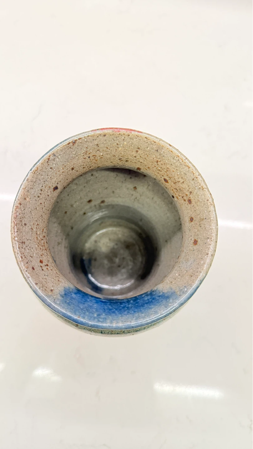 Handmade Ceramic Vase 4”D - photo 4