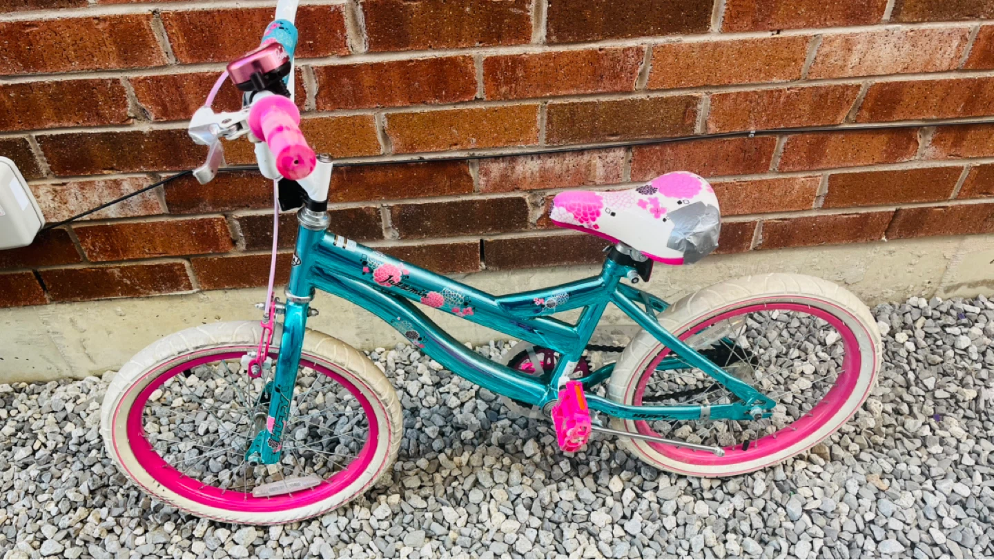 Kids Teal and Pink Bicycle - photo 3