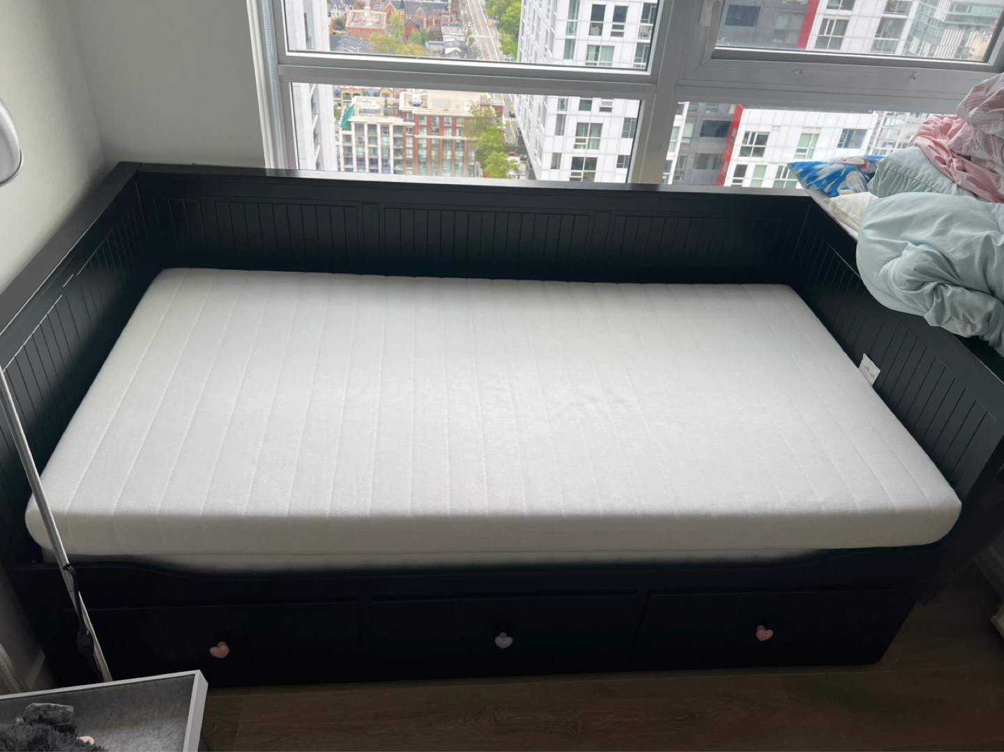 IKEA HEMNES Daybed with 3 drawers and 2 mattresses