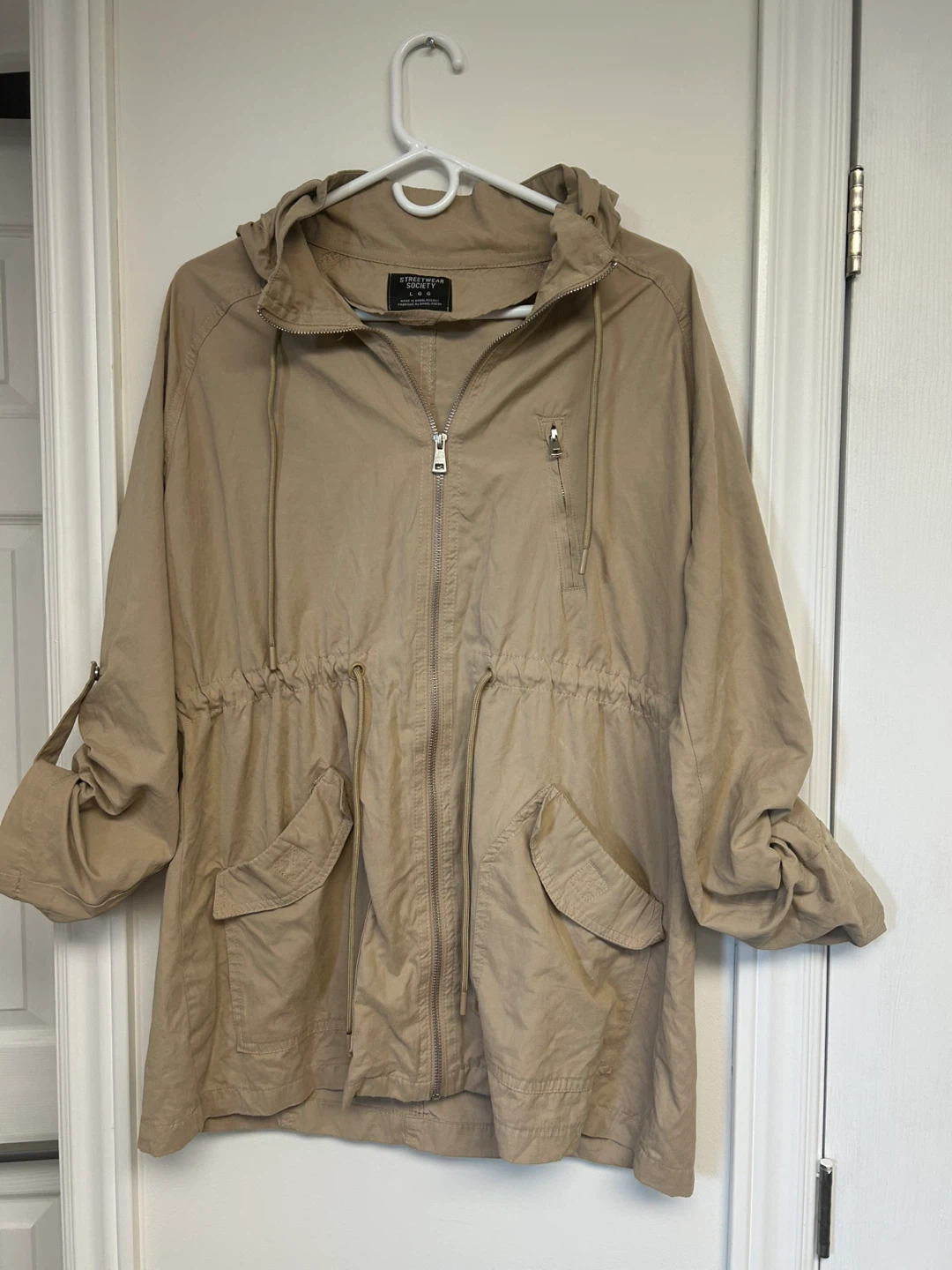 Streetwear Society Beige Anorak Jacket
