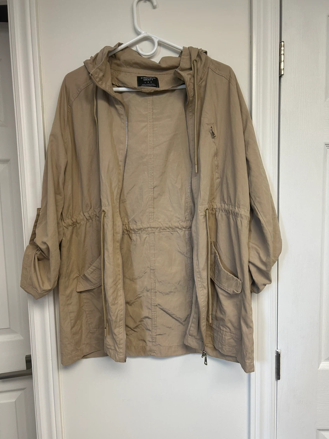 Streetwear Society Beige Anorak Jacket - photo 4