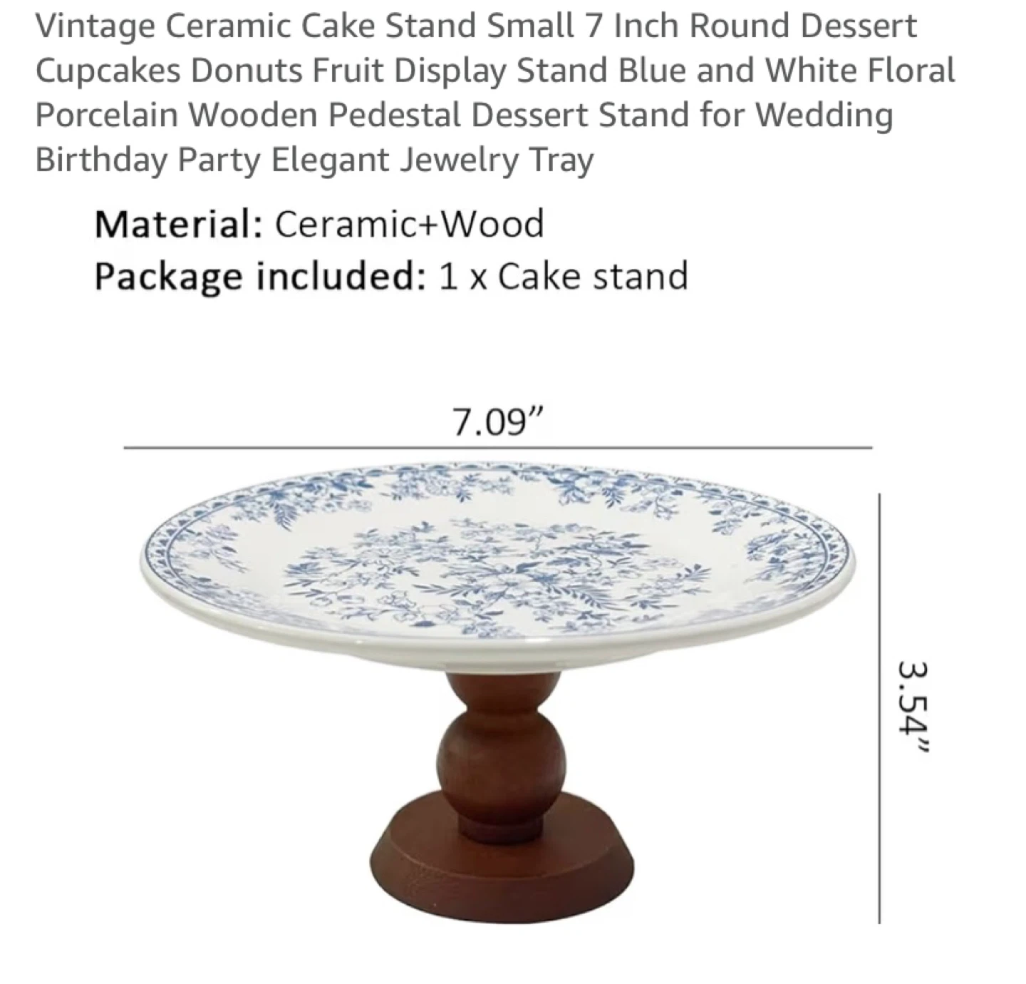 New Small Ceramic Dessert Stand - photo 2