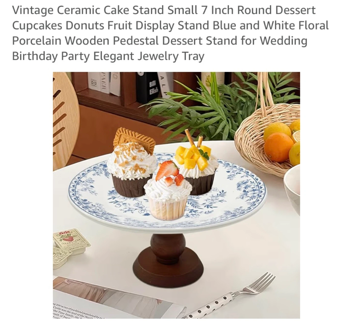 New Small Ceramic Dessert Stand