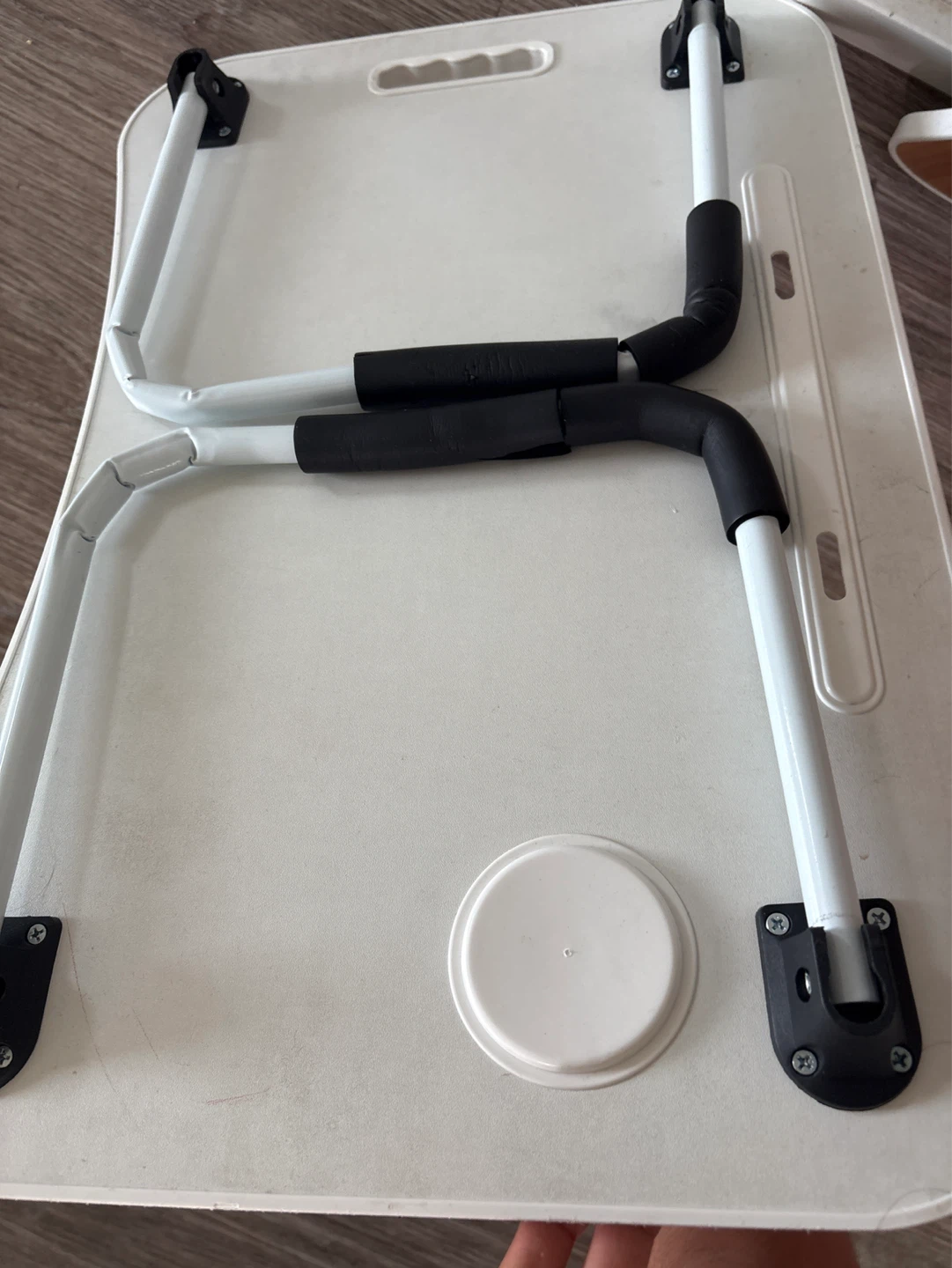 2 Foldable Laptop Desk Tray with Cup Holder - photo 3