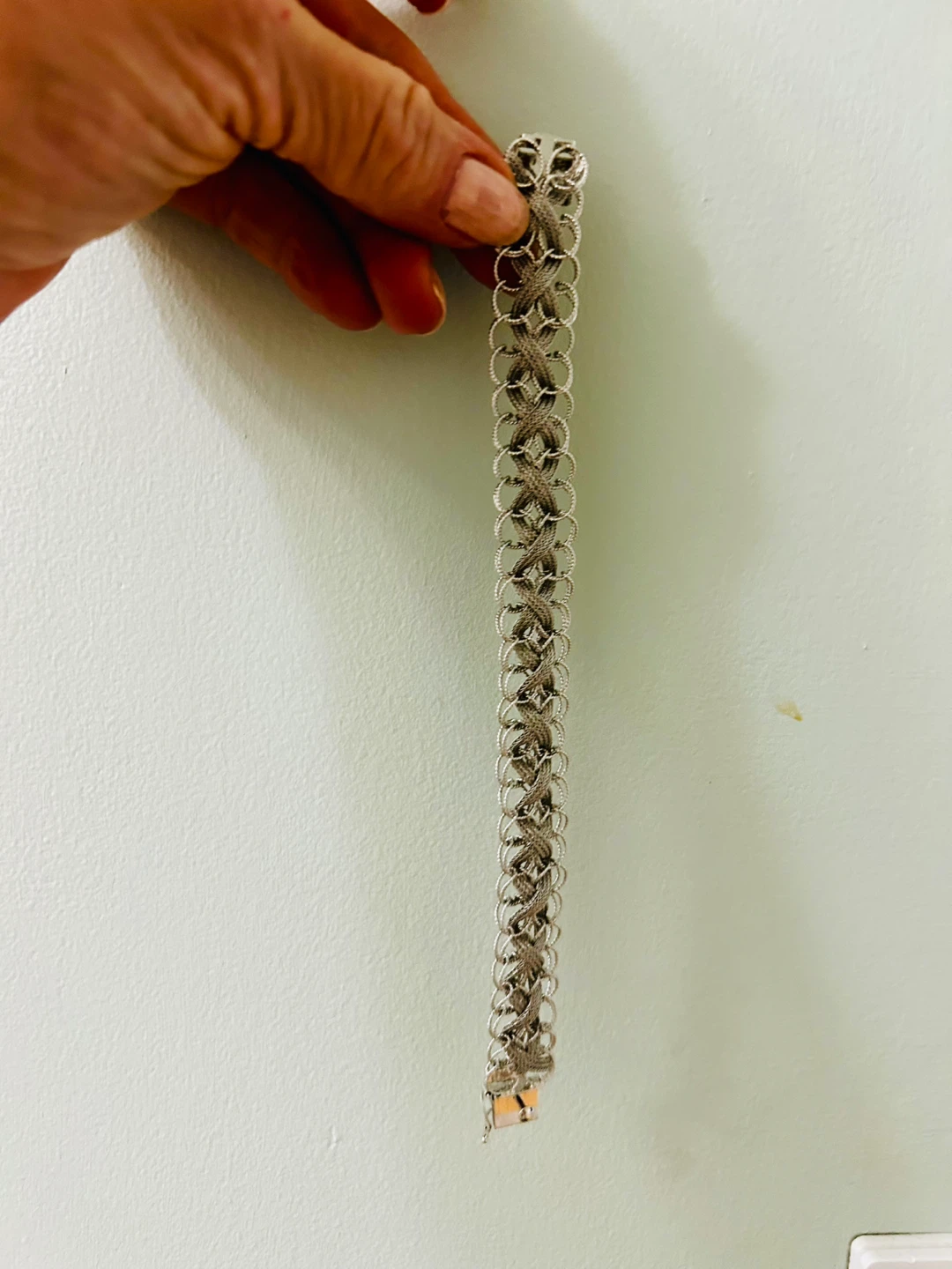 Silver Tone Filigree Bracelet - photo 4