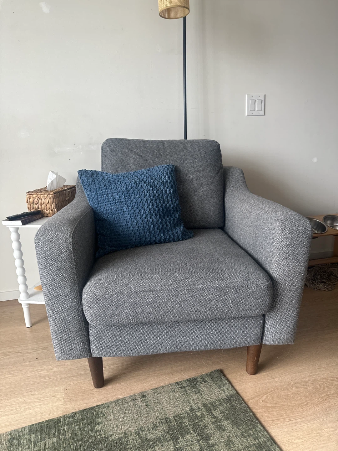 Grey Accent Chair - Cozey Brand