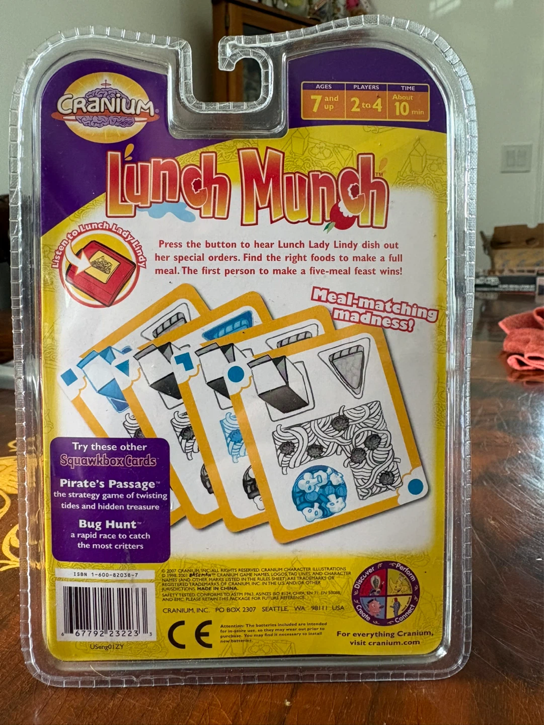Cranium Lunch Munch Squawkbox Cards Game - photo 2