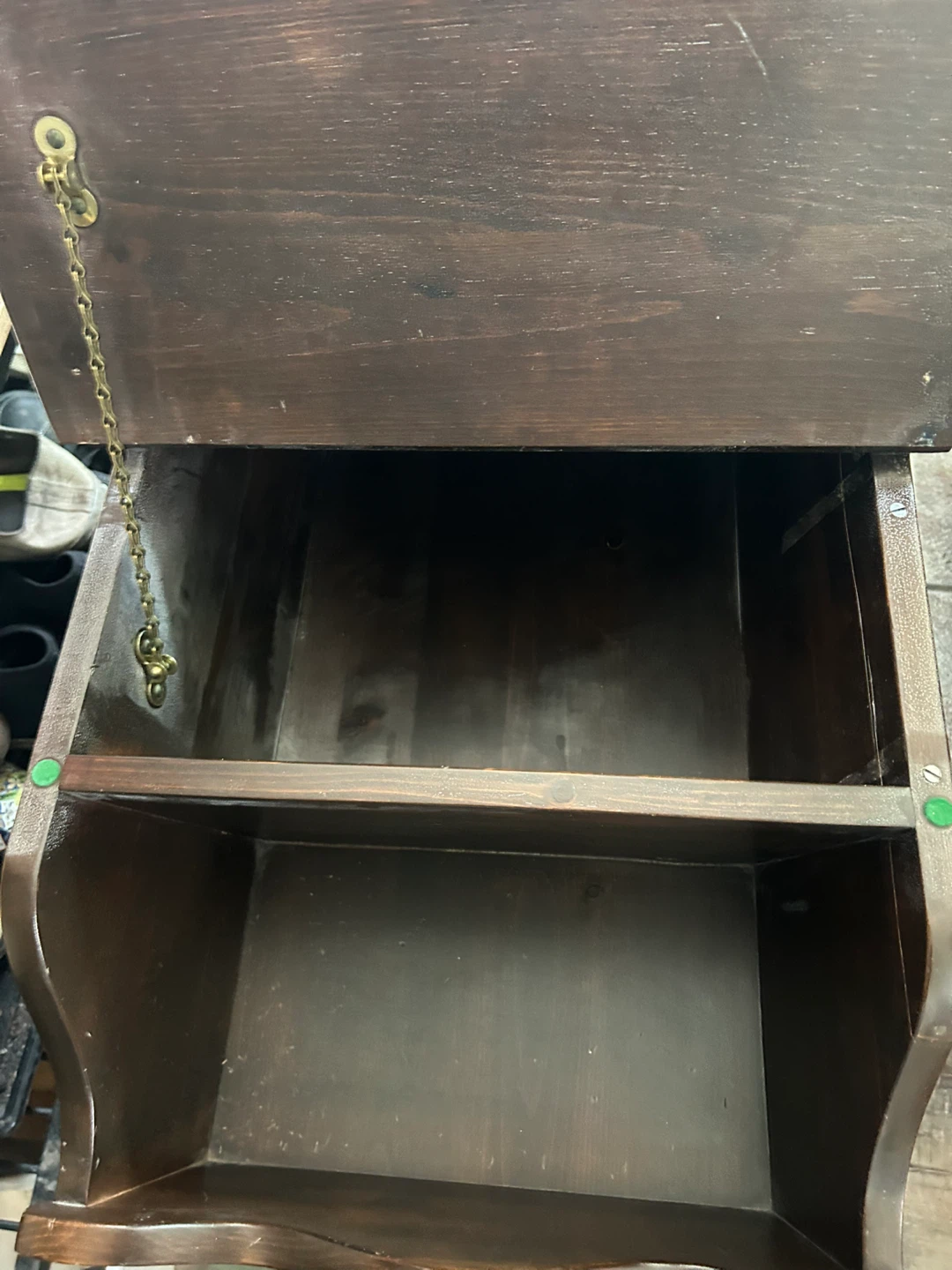 Wooden Magazine Rack with Storage - photo 4