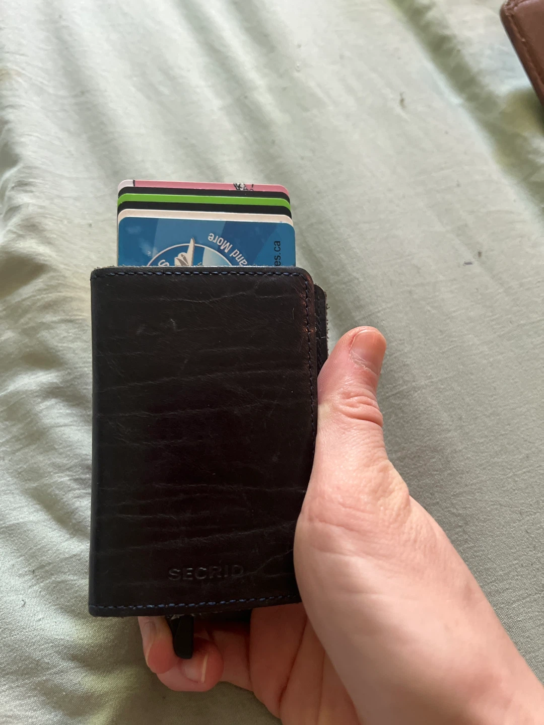 Secrid Card Holder Wallet - Black Leather - photo 5