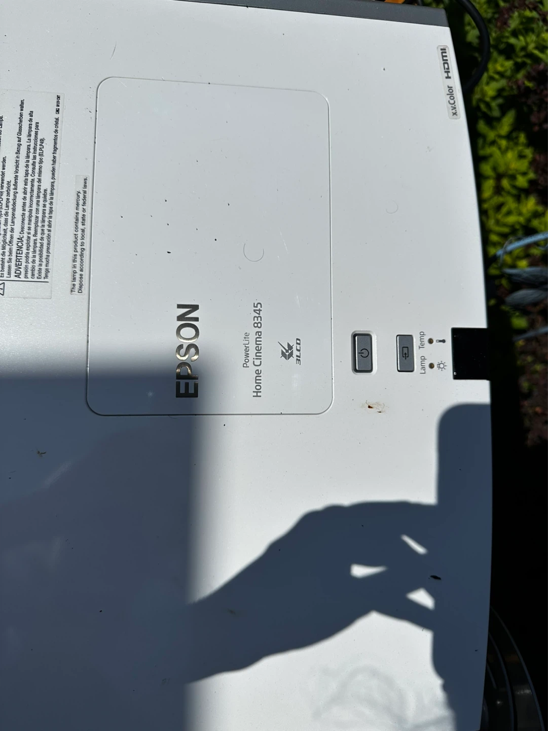 Epson PowerLite Home Cinema 8345 Projector