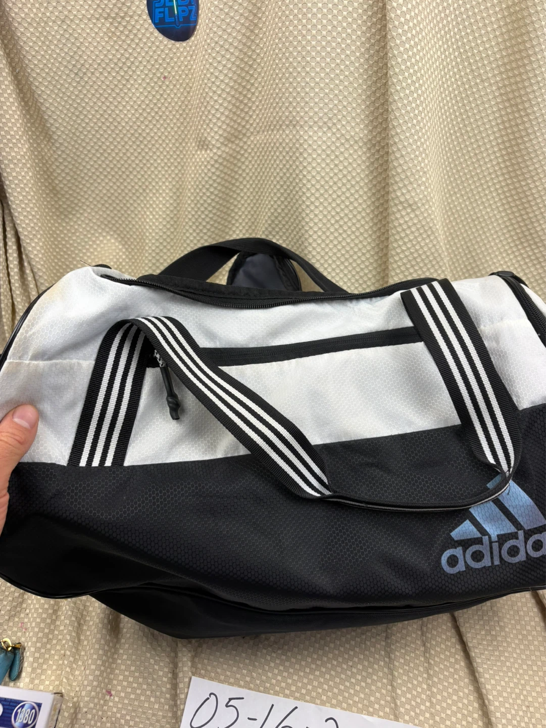 Adidas Duffel Bag some colour stain on handle