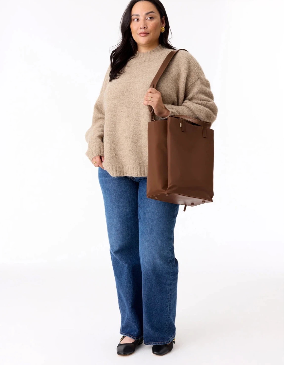 BEIS - The Commuter Tote  in Maple - photo 4