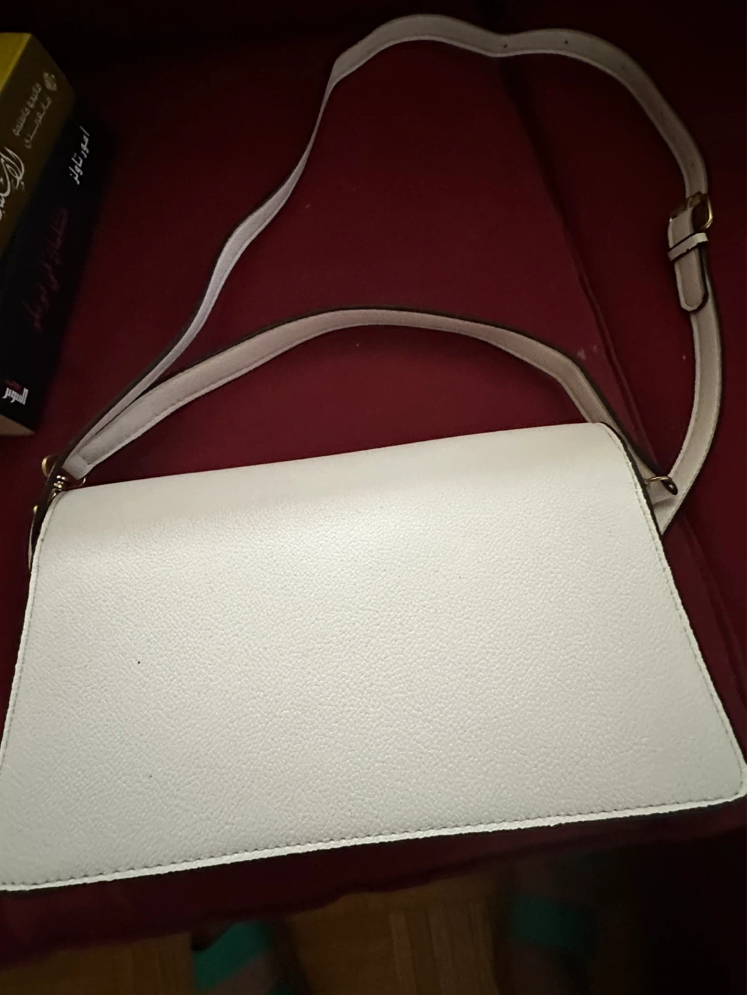 White Coach like Shoulder Bag