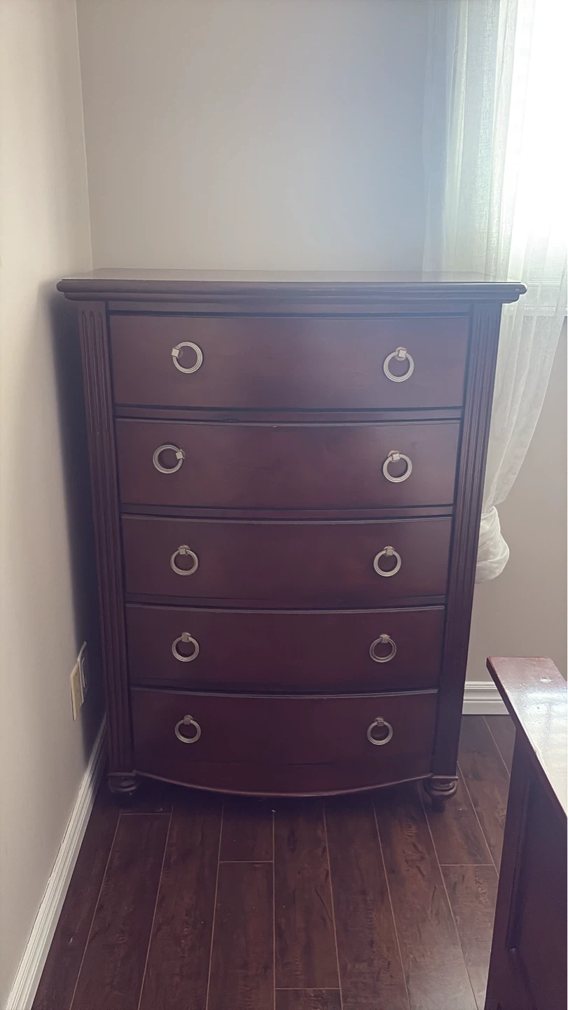 Queen Bed Frame + Mattress + Matching Nightstand & Dresser - photo 2