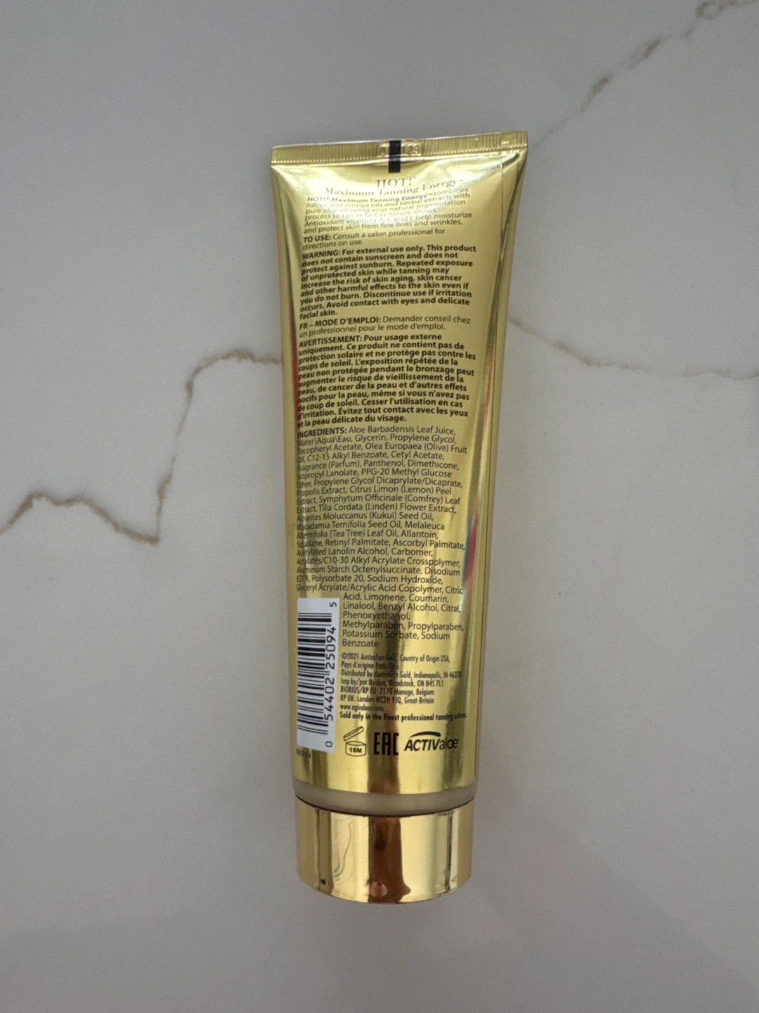 Australian Gold HOT! Maximum Tanning Energy Lotion - 8.5 fl oz - photo 3