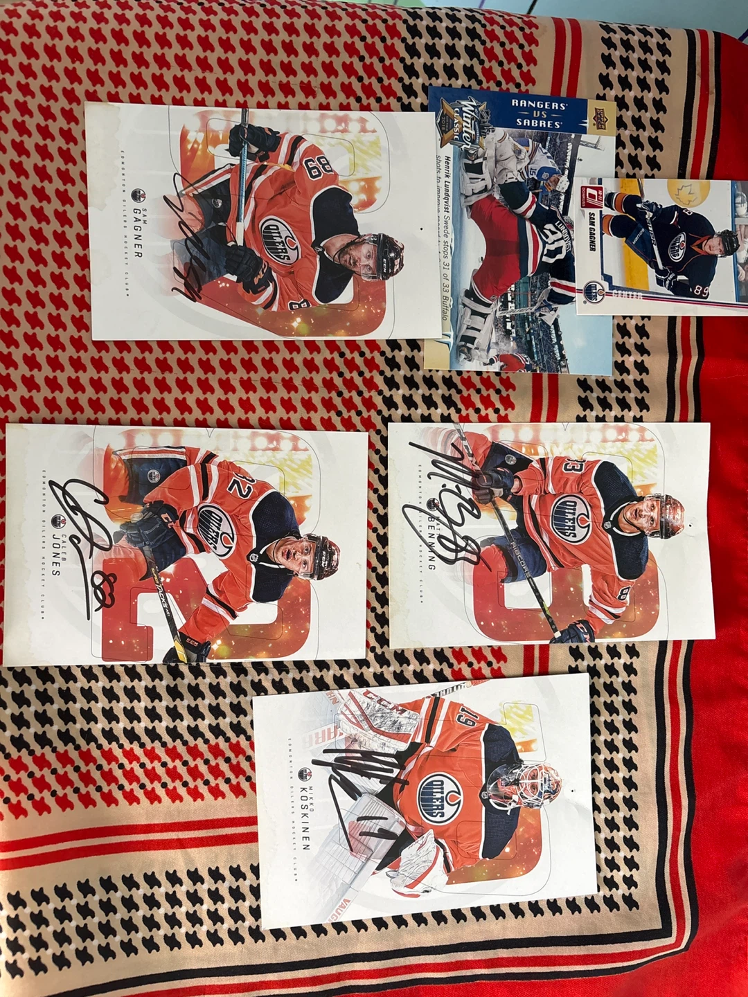 FLASH SALE Edmonton Oilers Autograph Hockey Cards