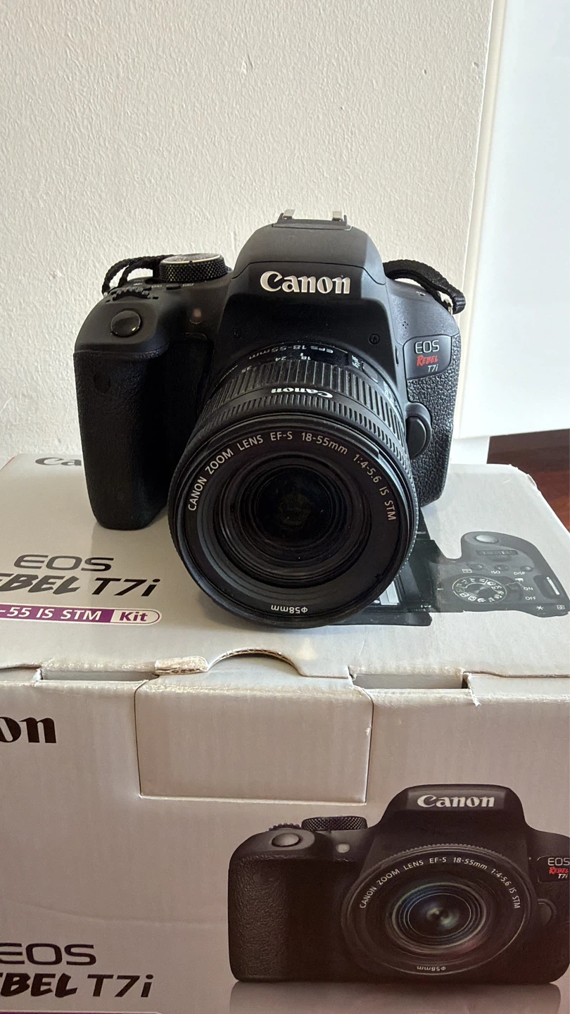Canon EOS Rebel T7i DSLR Camera with 18-55mm STM Kit - photo 2