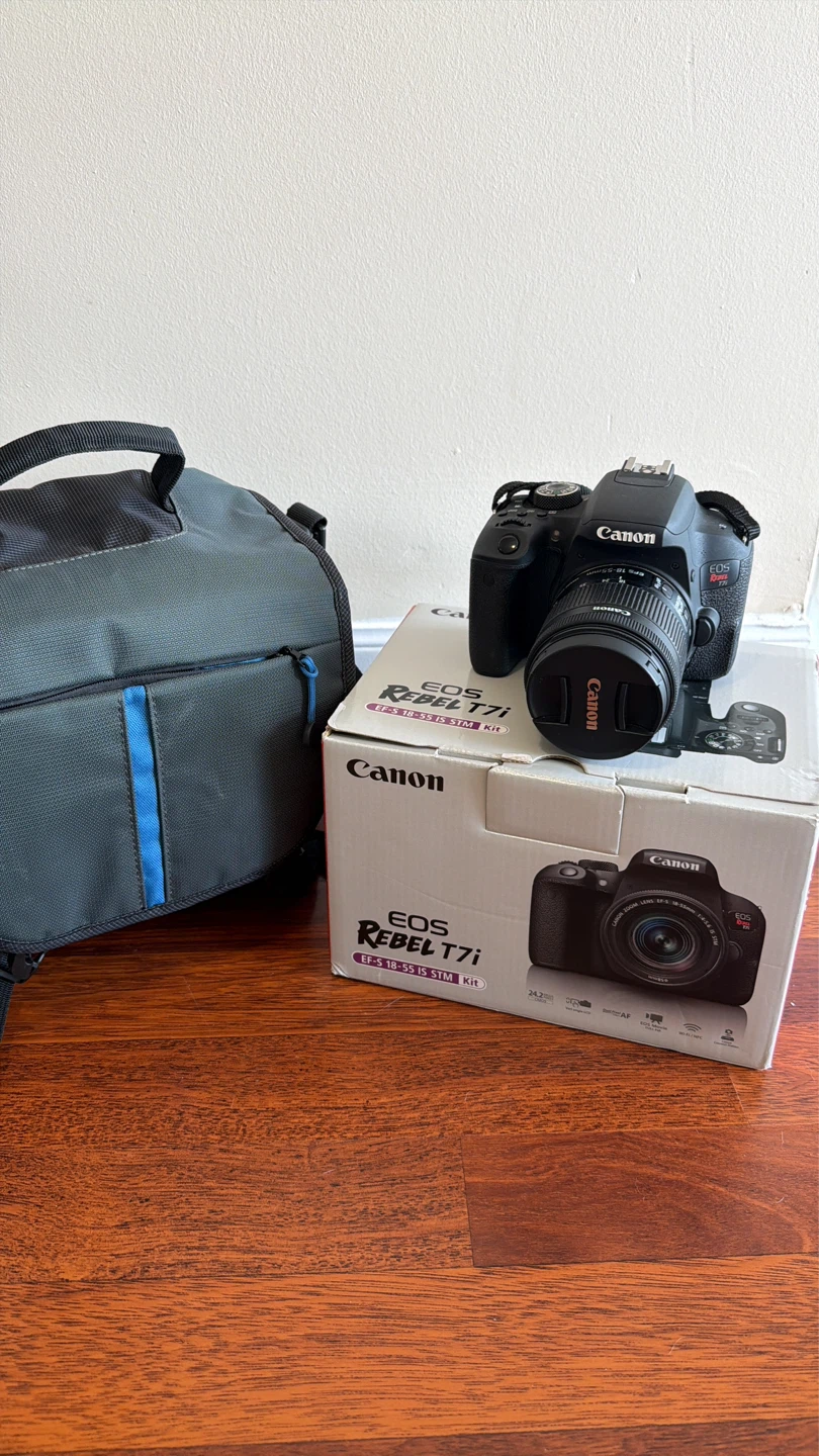 Canon EOS Rebel T7i DSLR Camera with 18-55mm STM Kit