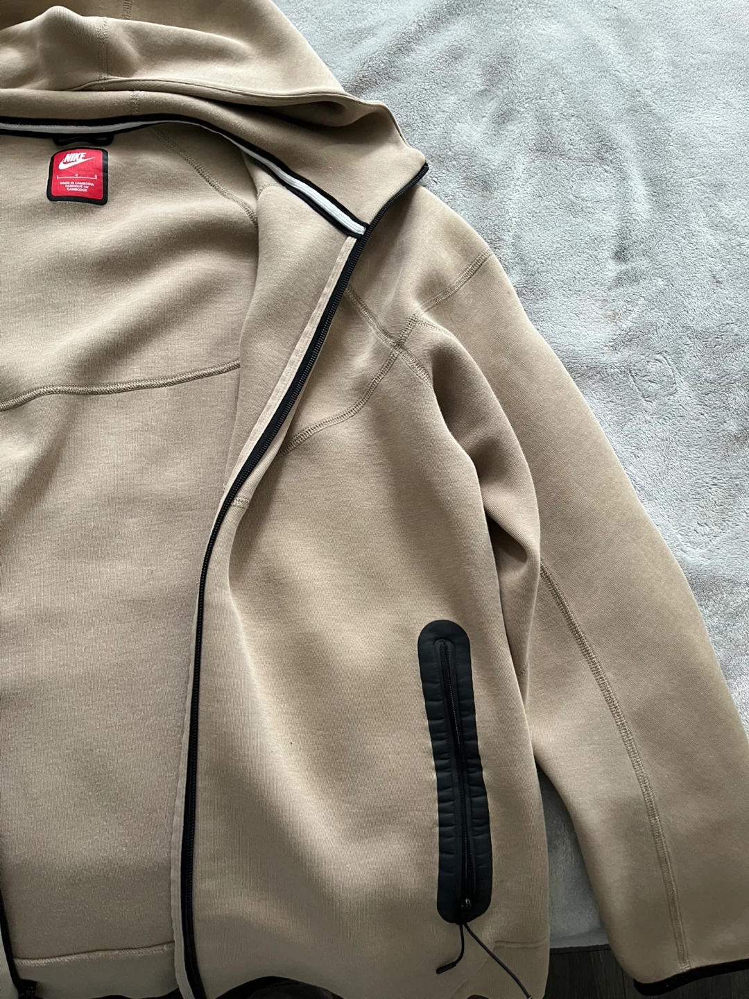 authentic brown nike tech size L - photo 4