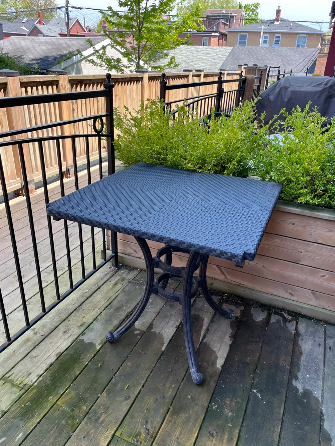 Wicker Patio Table - photo 2
