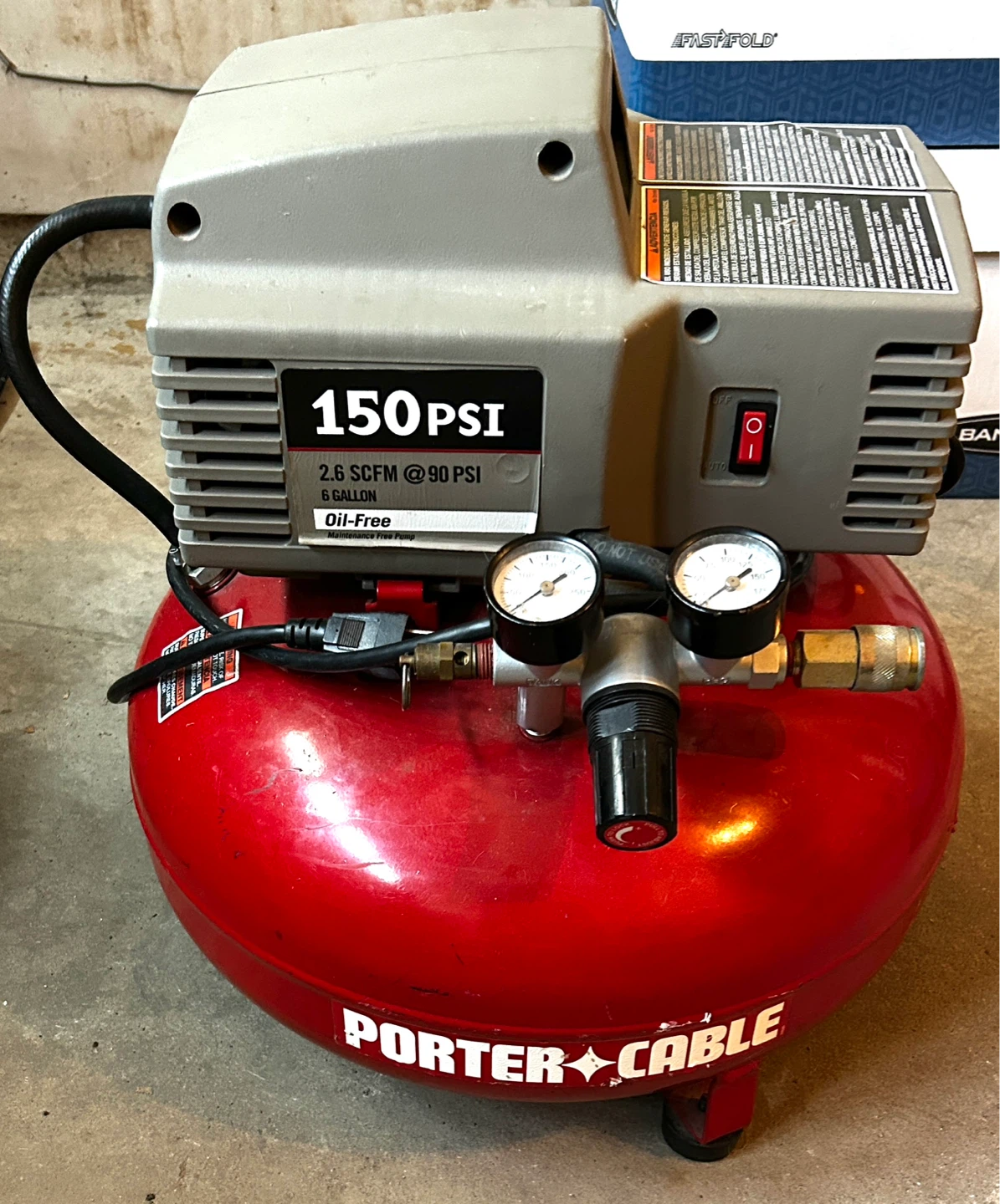 Porter-Cable 6 Gallon Oil-Free Air Compressor