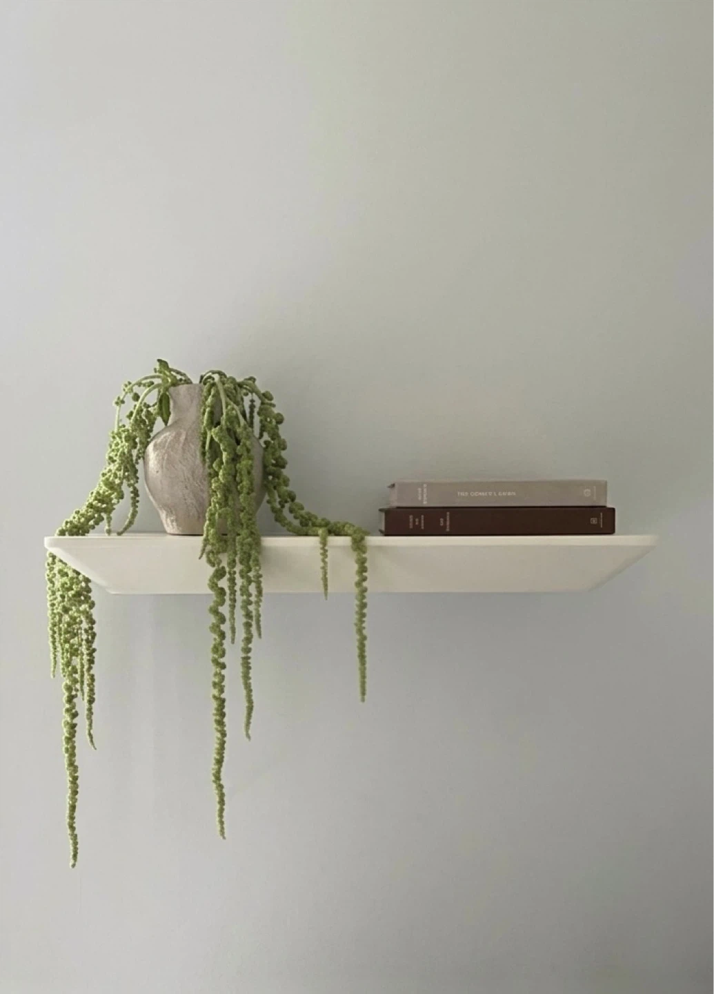 West Elm White Shelf with Brackets
