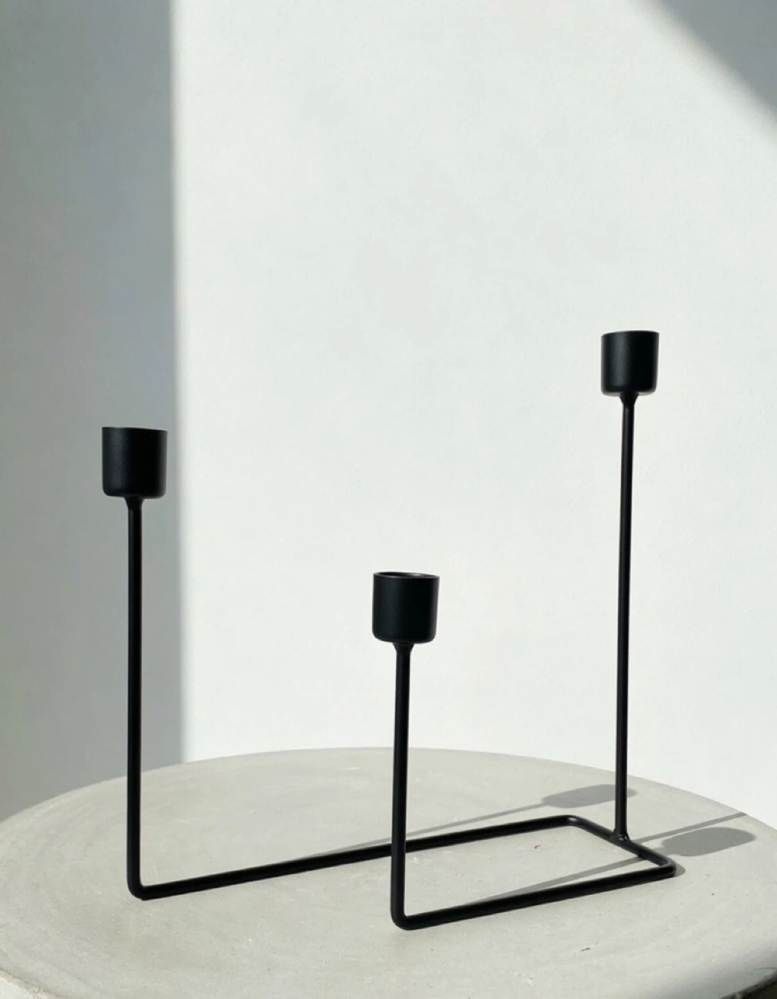 Modern 3-Arm Candelabra Candle Holder