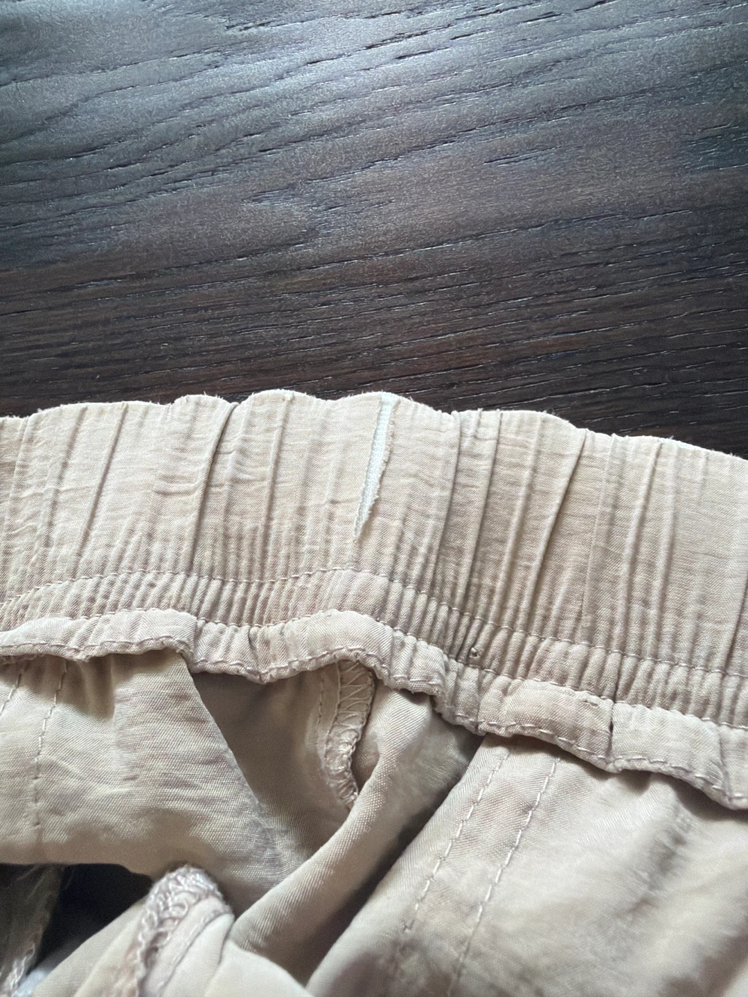 Zara Women's Beige Elastic Waist Pants - photo 4